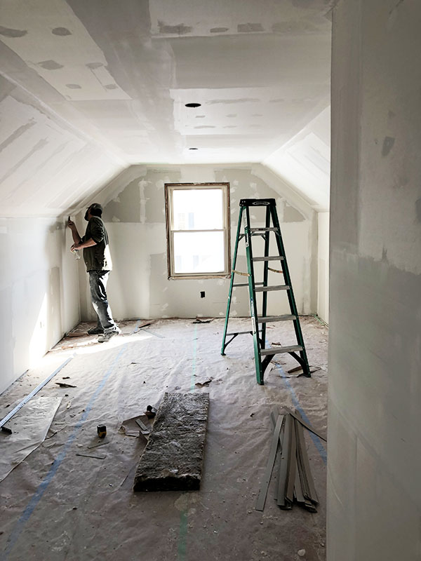 6628 Oliver Ave Richfield mudding and sheetrock master bedroom_web